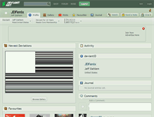 Tablet Screenshot of jdfenix.deviantart.com
