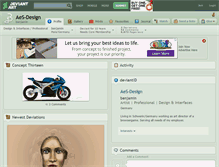 Tablet Screenshot of aes-design.deviantart.com