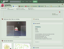 Tablet Screenshot of bellakitty.deviantart.com