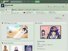 Tablet Screenshot of ememe-nai.deviantart.com