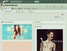 Tablet Screenshot of katherinebiersack.deviantart.com