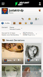Mobile Screenshot of justakid-dp.deviantart.com