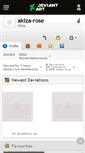 Mobile Screenshot of akiza-rose.deviantart.com