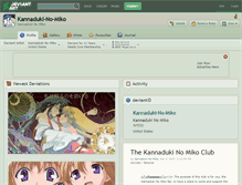 Tablet Screenshot of kannaduki-no-miko.deviantart.com