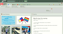 Desktop Screenshot of cjaoov.deviantart.com