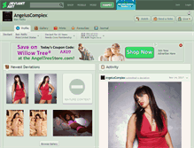 Tablet Screenshot of angeluscomplex.deviantart.com