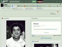 Tablet Screenshot of loffy.deviantart.com