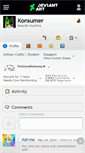 Mobile Screenshot of konsumer.deviantart.com