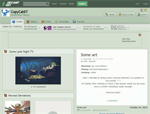 Tablet Screenshot of copycat87.deviantart.com