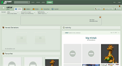 Desktop Screenshot of catcar.deviantart.com