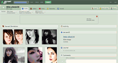 Desktop Screenshot of little-elle6630.deviantart.com