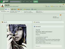 Tablet Screenshot of chawie.deviantart.com