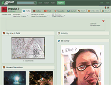 Tablet Screenshot of impulse-9.deviantart.com
