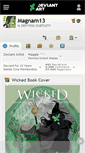 Mobile Screenshot of magnam13.deviantart.com