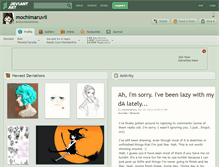 Tablet Screenshot of mochimaruvii.deviantart.com