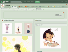 Tablet Screenshot of gno-ha.deviantart.com