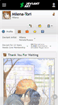 Mobile Screenshot of milena-tori.deviantart.com