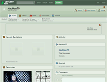 Tablet Screenshot of madman79.deviantart.com