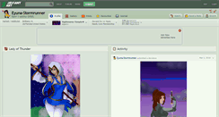 Desktop Screenshot of eyuna-stormrunner.deviantart.com