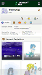 Mobile Screenshot of fr0znfish.deviantart.com