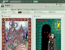 Tablet Screenshot of mistgod.deviantart.com