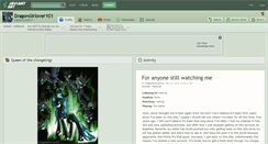 Desktop Screenshot of dragongirlover101.deviantart.com