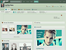 Tablet Screenshot of carlisle-fans.deviantart.com