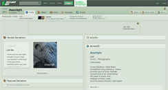 Desktop Screenshot of moonliqht.deviantart.com