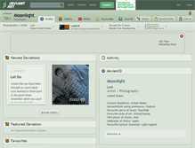 Tablet Screenshot of moonliqht.deviantart.com