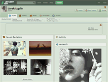Tablet Screenshot of duvaksizgelin.deviantart.com