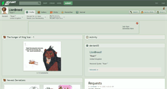 Desktop Screenshot of lionbreed.deviantart.com