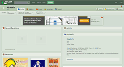 Desktop Screenshot of kisaterin.deviantart.com