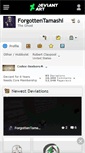 Mobile Screenshot of forgottentamashi.deviantart.com