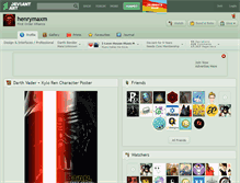 Tablet Screenshot of henrymaxm.deviantart.com