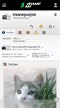 Mobile Screenshot of insanepurple.deviantart.com