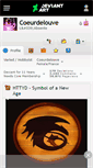 Mobile Screenshot of coeurdelouve.deviantart.com