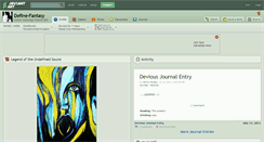 Desktop Screenshot of define-fantasy.deviantart.com