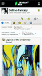 Mobile Screenshot of define-fantasy.deviantart.com