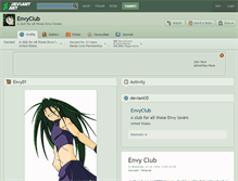Tablet Screenshot of envyclub.deviantart.com