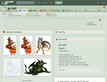 Tablet Screenshot of gir-fluff.deviantart.com