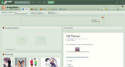 Desktop Screenshot of krispykitten.deviantart.com