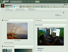 Tablet Screenshot of digitalwiz.deviantart.com