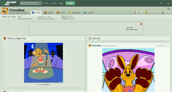 Desktop Screenshot of cheesybear.deviantart.com