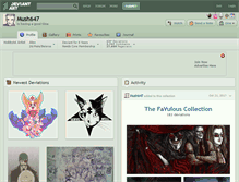 Tablet Screenshot of mush647.deviantart.com