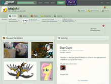Tablet Screenshot of lxrazorxl.deviantart.com