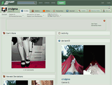 Tablet Screenshot of cruigesa.deviantart.com