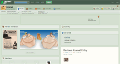 Desktop Screenshot of cracaz.deviantart.com