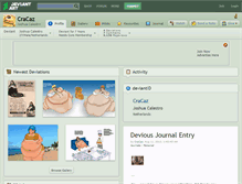 Tablet Screenshot of cracaz.deviantart.com