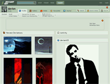 Tablet Screenshot of davion.deviantart.com