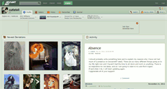 Desktop Screenshot of cutieloli.deviantart.com